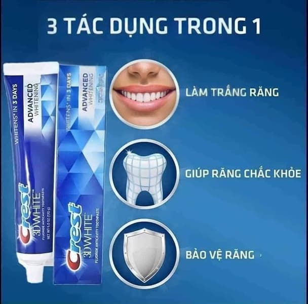 Kem Đánh Răng CREST 3D WHITE thumbnail 3