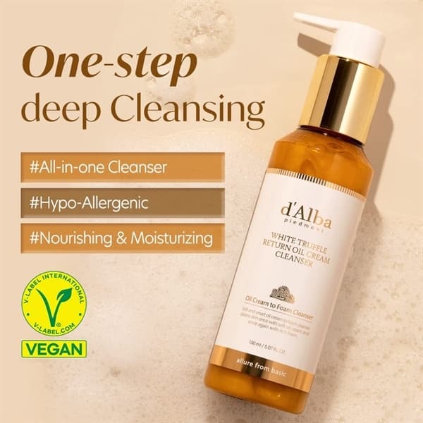 Dalba White Truffle Return Oil Cream Cleanser 150ml - Image 1