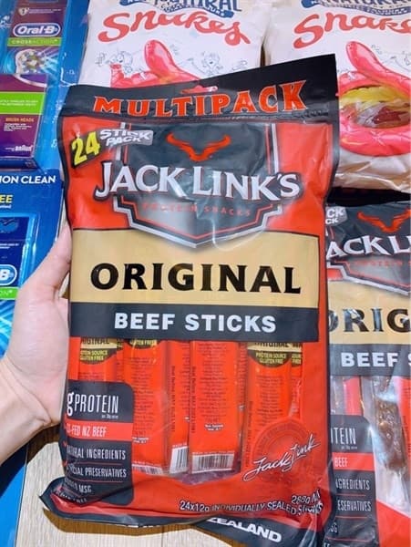 Bò Khô Que Jack Links Originals Úc - Túi 24 Que - Image 1