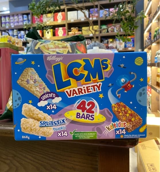 Thanh Ngũ Cốc Bỏng Gạo Kellogg's LCMS Variety Mix Vị Úc - Hộp 42 Thanh - Image 1