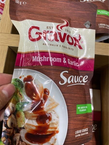 Sốt Gravox Úc Vị Nấm Tỏi ( Mushroom & Garlic ) 165g - Image 1