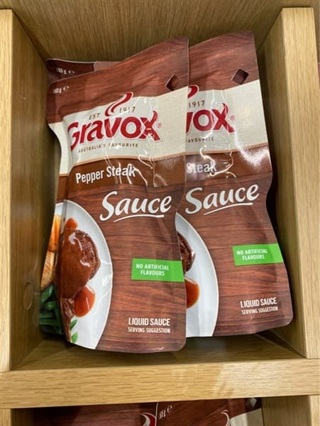Sốt Gravox Úc Vị Tiêu Đen ( Pepper Steak ) 165g - Image 1