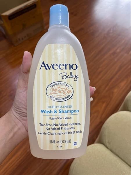 Sữa Tắm Aveeno Baby Wash & Shampoo Úc 532ml - Image 1