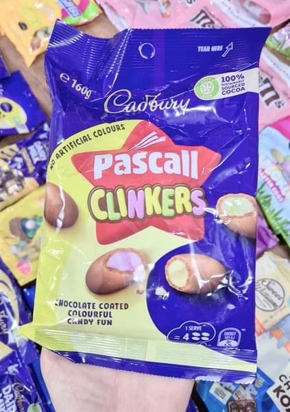 Socola Cadbury Pascall Clinkers - 160GR - Image 1