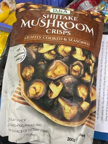 Nấm Sấy Giòn DJ&A Shiitake Mushroom Crisp Úc 300g - Image 1