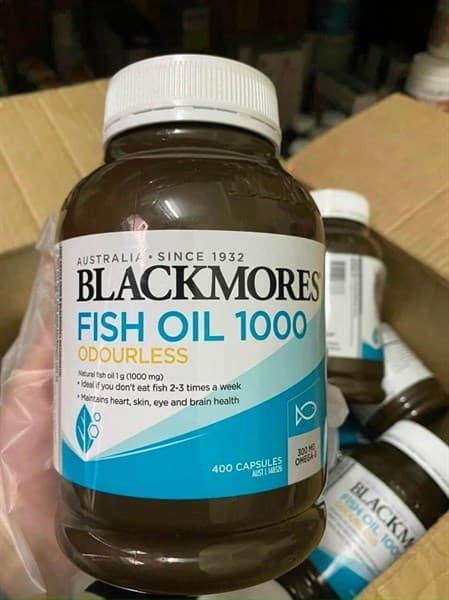 Viên Uống Blackmores Odourless Fish Oil Úc 1000mg 400V - Image 1