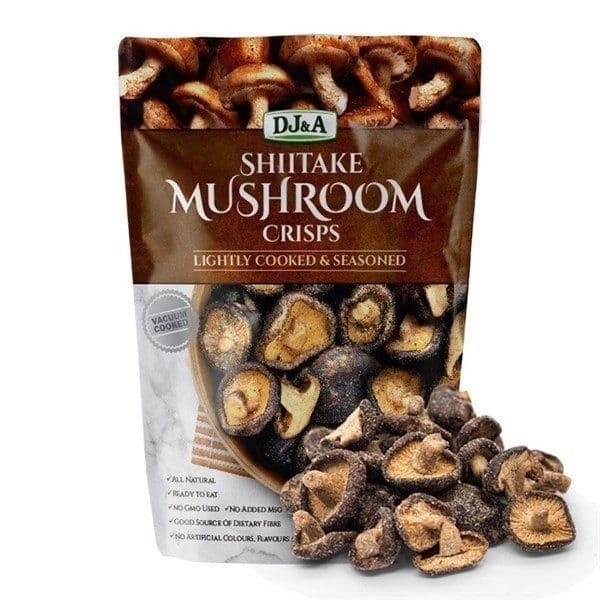 Nấm Sấy Giòn Shiitake Mushroom Crisps Úc Túi 65g - Image 1
