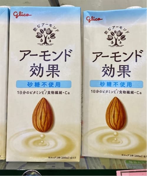 Sữa Hạnh Nhân Không Đường Glico Almond Kouka Nhật Bản 1L - Image 1