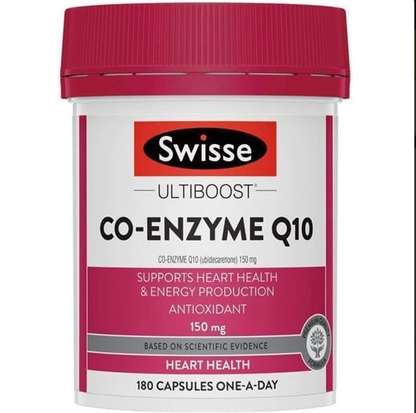 Swisse Ultiboost CO - Enzyme Q10 150mg Úc 180v - Image 1
