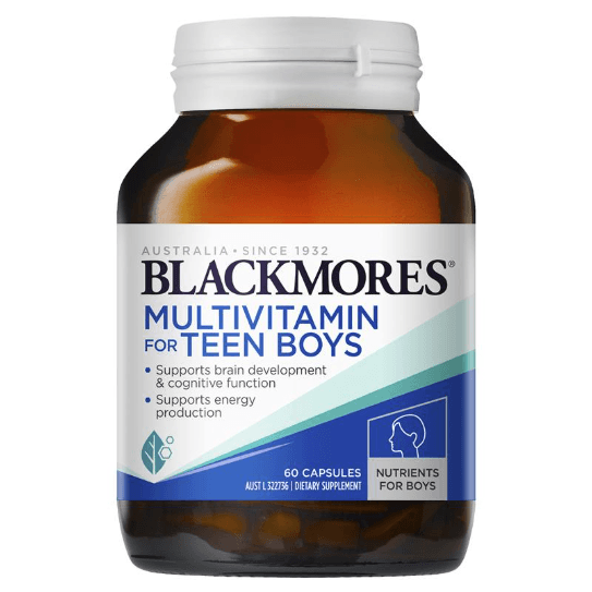 VIÊN UỐNG VITAMIN TỔNG HỢP MULTIVITAMIN TEEN BOY BLACKMORES ÚC 60 VIÊN DÀNH CHO LỨA TUỔI DẬY THÌ - Image 1