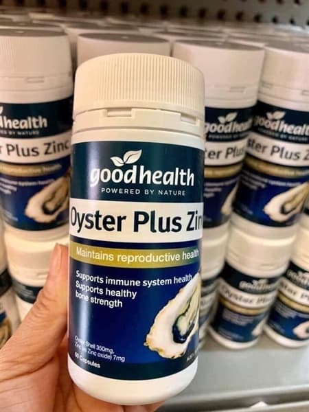 VIÊN UỐNG TINH CHẤT HÀU OYSTER PLUS ZINC GOODHEALTH 60 VIÊN - Image 1