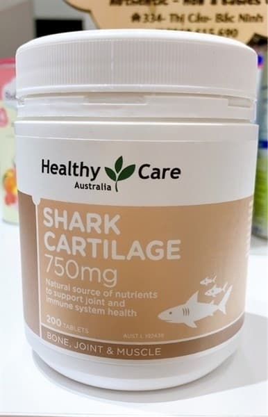 SỤN CÁ MẬP HEALTHY CARE 750MG 200 VIÊN ÚC - Image 1