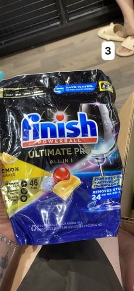 Viên Rửa Bát Finish Powerball Ultimate Pro All In 1 Lemon ( Túi ) - Image 1