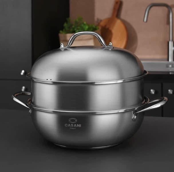 Nồi Xửng Hấp Casani Dome Wok 28cm - Image 1