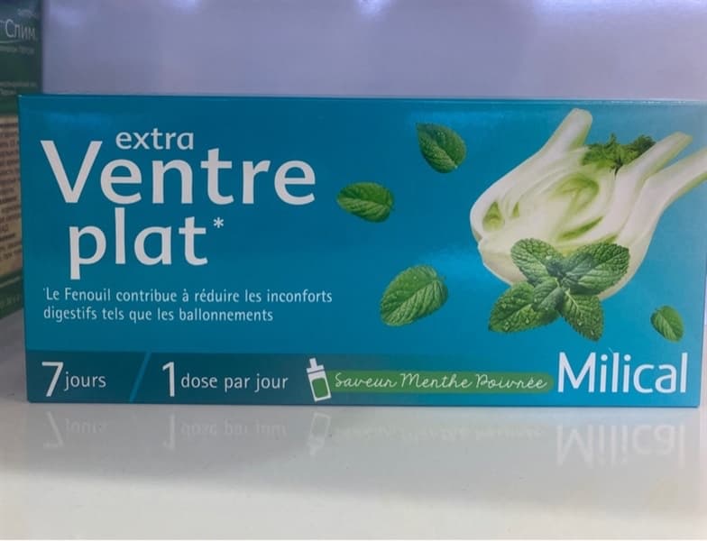 DETOX MILICA EXTRA VENTRE PLAT 7 ỐNG VỊ BẠC HÀ CẦN TÂY - Image 1