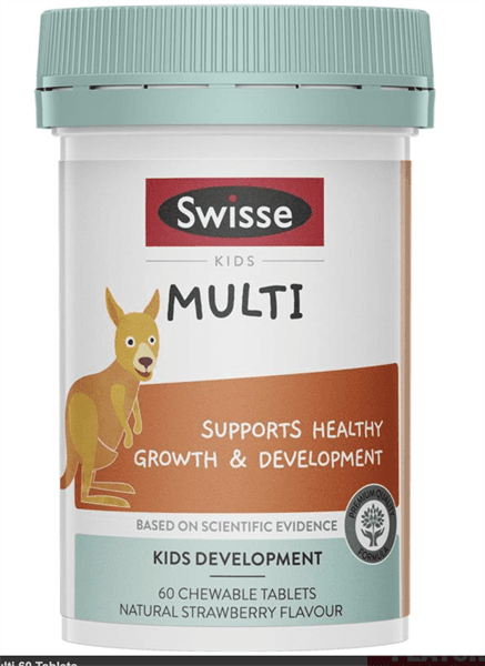 VIÊN NGẬM TĂNG ĐỀ KHÁNG CHO TRẺ 2-12 TUỔI SWISSE MULTI - Image 1