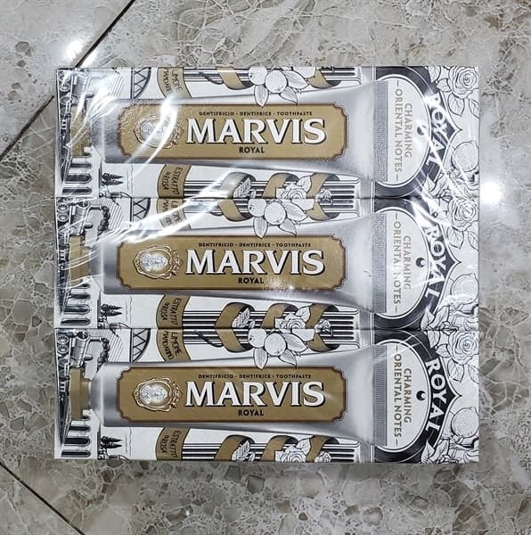 Kem Đánh Răng Marvis Bạc Trắng Răng The Mát 85ml - Image 1