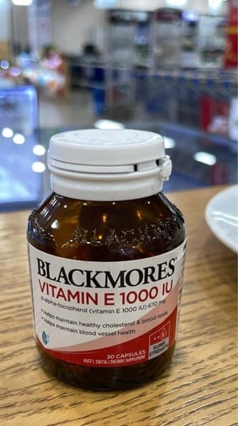 VITAMIN E BLACKMORES 1000IU 30V - Image 1