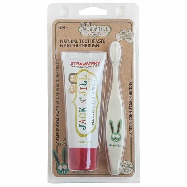 Set Bàn Chải Kem Đánh Răng Hữu Cơ JJ - Image 1