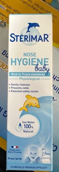 XỊT NƯỚC MUỐI BIỂN STÉRIMAR BABY MÀU XANH - Image 1