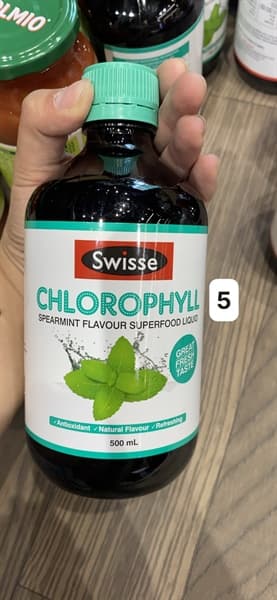 Nước diệp lục Swisse Ultiboost Chlorophyll Spearmint Flavour - 500ml - Image 1
