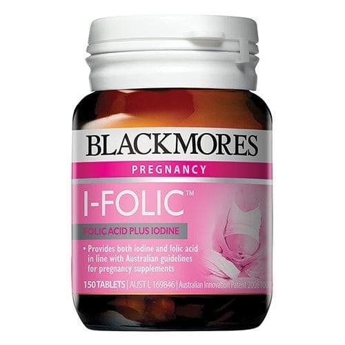BLACKMORES VIÊN UỐNG BỔ SUNG AXIT FOLIC VÀ I ỐT CHO BÀ BẦU 150V - Image 1