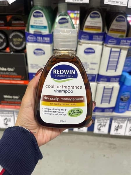 Dầu gội trị gàu và nấm da đầu Redwwin Coal Tar Sampoo 250ml - Image 1