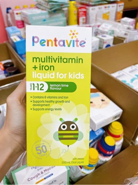 Pentavite Gold Multivitamin+Iron Liquid Kids