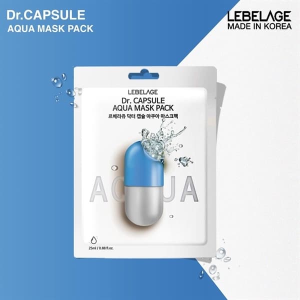 Mặt Nạ Lebelage Dr.Capsule Aqua Mask Pack Cấp Nước Chuyên Sâu 25ml - Image 1