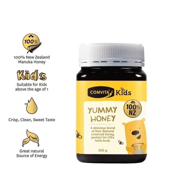 Mật Ong Cho Bé Comvita Kids Yummy Honey 500g thumbnail 2