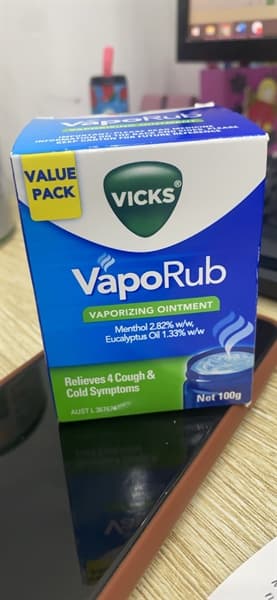 DẦU BÔI ẤM NGỰC GIẢM HO VICK VAPO RUB - Image 1
