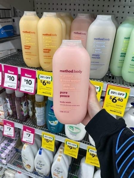 Sữa tắm Method Body Pink Sea Salt - Image 1