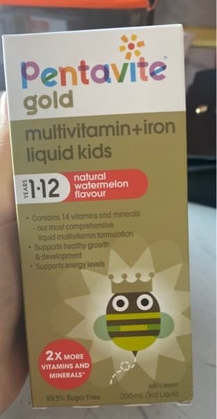 VITAMIN TỔNG HỢP PENTAVITE GOLD 1-12Y - Image 1