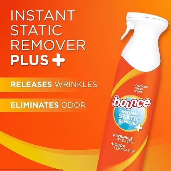Xịt Thơm, Chống Nhăn Quần Áo Bounce Instant Static Remover 275g - Image 1