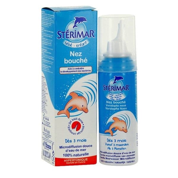 XỊT NƯỚC MUỐI BIỂN STÉRIMAR BABY MÀU CAM KHÁNG VIÊM - Image 1