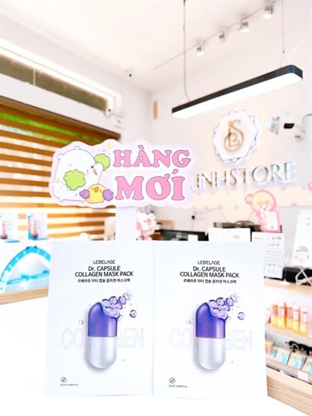 MẶT NẠ LEBELAGE DR.CAPSULE COLLAGEN TÍM 25ml - Image 1