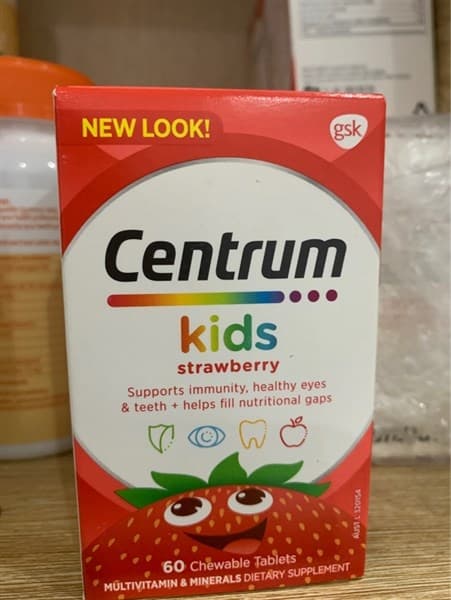 CENTRUM KID STRAWBERRY 60V