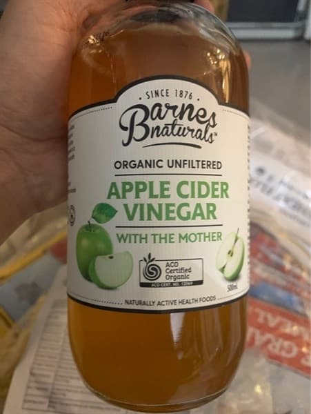 GIẤM TÁO HỮU CƠ BARNERS NATURALS 500ML - Image 1