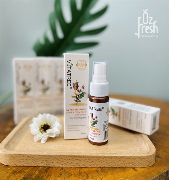 Xịt họng mật ong hữu cơ cho bé từ 1 Tuổi - kết hợp Kẽm 30ml - Image 1