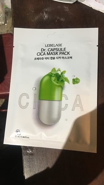 Lebelage Dr Capsule Mask Pack Cica Phục Hồi Da - Image 1