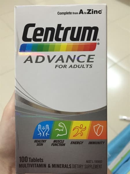 Vitamin tổng hợp cho người lớn CENTRUM ADVANCE 100 viên - Image 1