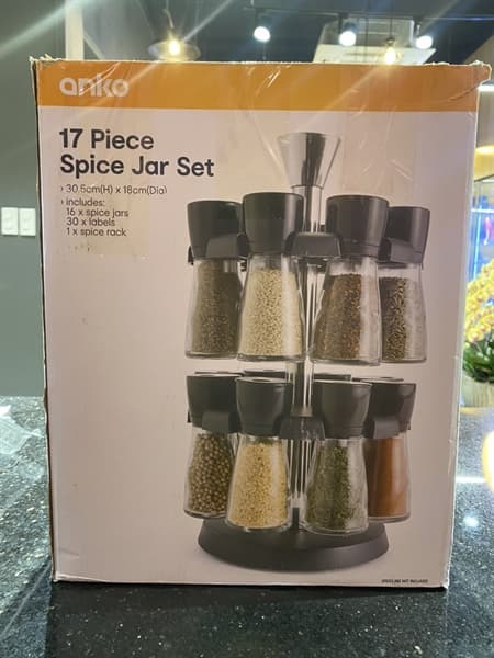Set Đựng Gia Vị - Anko 17 Piêc Spice Jar Set - Image 1