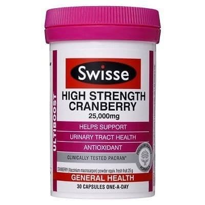 Swisse Ultiboost High Strength Cranberry 25,000mg 30 Capsules - Image 1