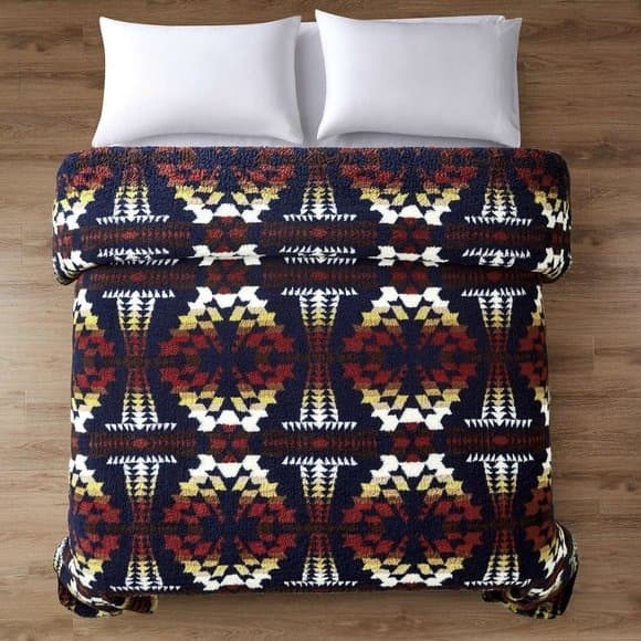 Chăn Lông Mỹ Pendleton Sz King màu Xanh Đen - Image 1