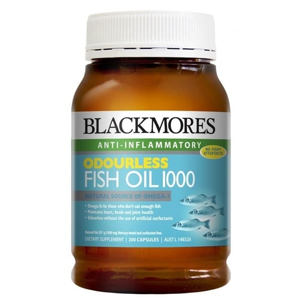 Blackmores Odourless Fish Oil 200 Capsules - Image 1