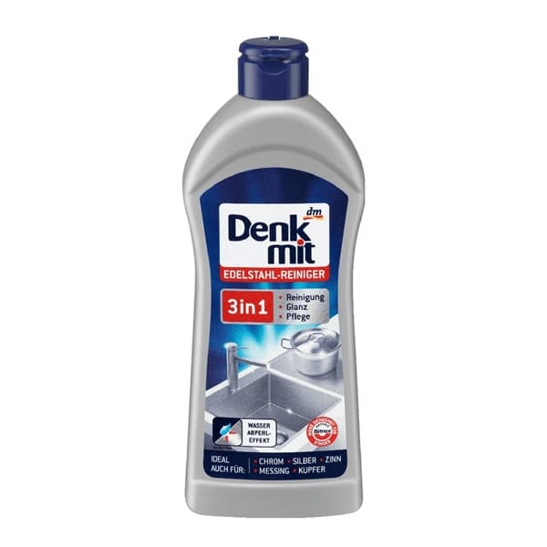 DUNG DỊCH LÀM SẠCH, BÓNG THIẾT BỊ KIM LOẠI DENKMIT EDELSTAHL-REINIGER, 300 ML - Image 1