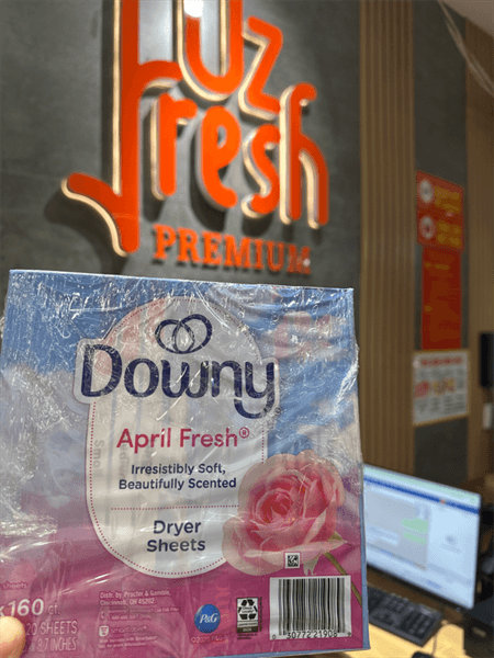 Giấy Thơm Down April Fresh Dryer Sheets Mỹ 320 Tờ