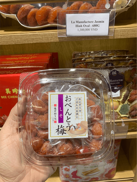 Ô Mai Mơ Muối Tía Tô Nhật Bản 200g