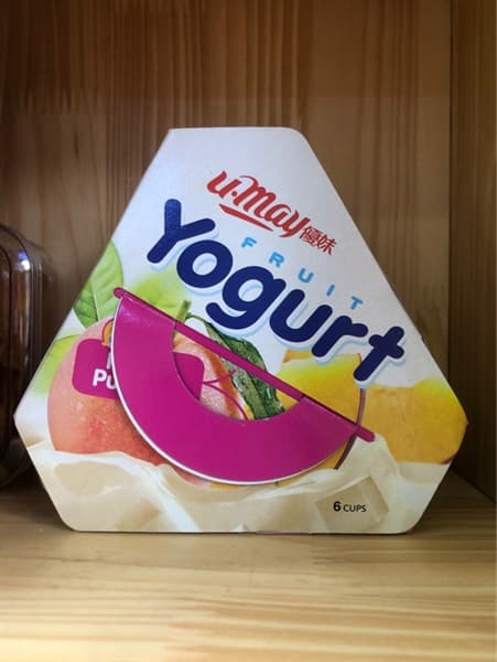 Thạch Rau Câu Vị Đào Peach Pudding Fruit Yogurt - Lốc 6 Cái
