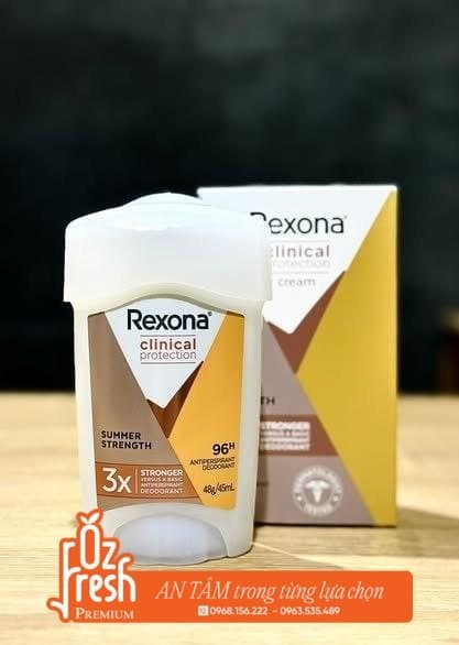 Lăn Khử Mùi Rexona Clinical Shower Clean 45ml